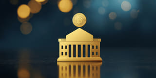News-style image covering interest from institutions in crypto ETFs