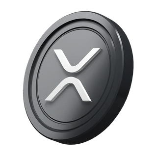 Graphic of an XRP coin for a beginner cryptocurrency guide